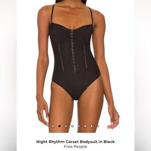 Free People Night Rhythm Bodysuit
